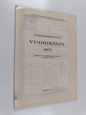 Työtehoseuran vuosikirja 1971