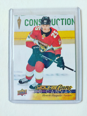 17-18 UD Young Guns Canvas - Henrik Haapala