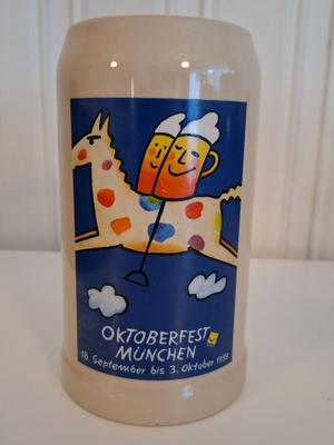 Oktoberfest keraaminen tuoppi v.1999
