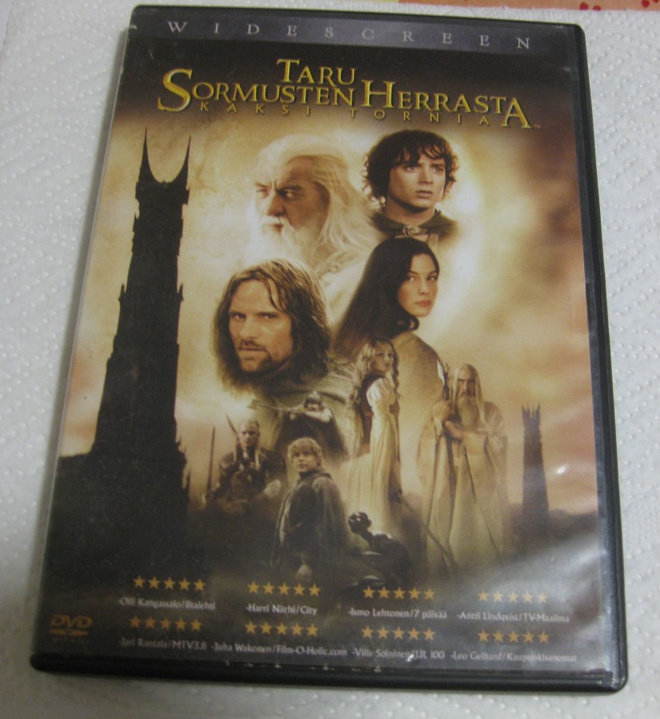 Dvd Taru Sormusten Herrasta Kaksi Tornia