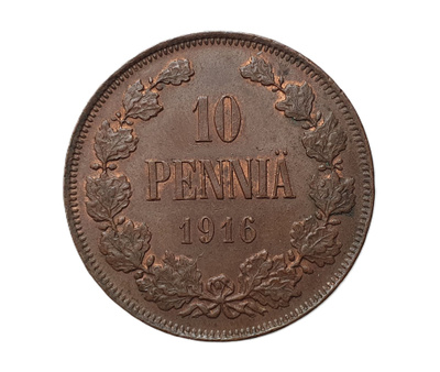 Suomi 10 Penniä 1916
