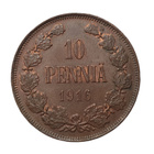 Suomi 10 Penniä 1916 - pikkukuva 1