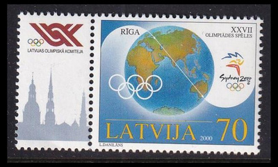 Latvia 528zf ** Sydneyn olympialaiset (2000)