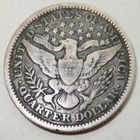 USA 25 c Quarter Dollar 1892 Hopeaa - pikkukuva 2