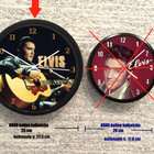 ELVIS  Seinäkello   UUSI  halkaisija 25 cm - pikkukuva 1