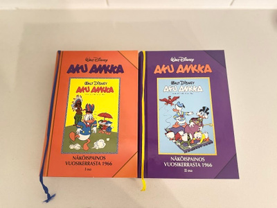 Aku Ankka näköispainos 1966 Osat 1 ja 2
