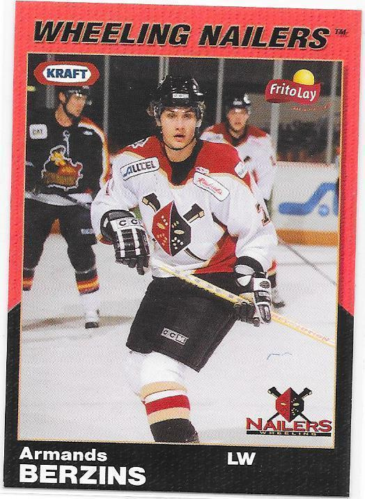 2004-05 Wheeling Nailers #2 Armands Berzins ex- HPK farmi