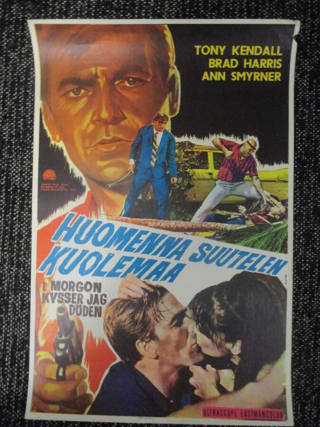 Huomenna suutelen kuolemaa (1966) - vanha elokuvajuliste