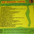 25 Rock-Hits volume 3, cd - pikkukuva 2