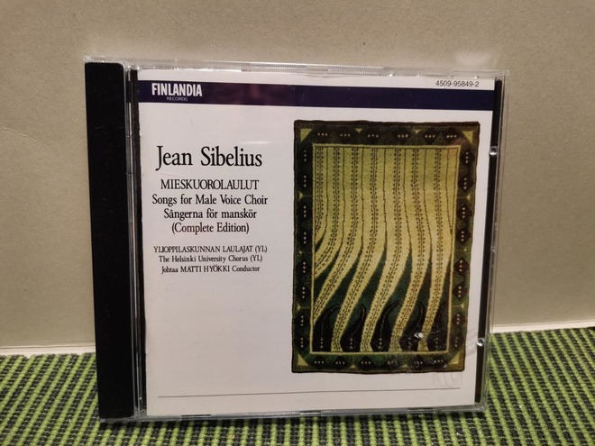 Sibelius:Mieskuorolaulut-YL-Matti Hyökki CD