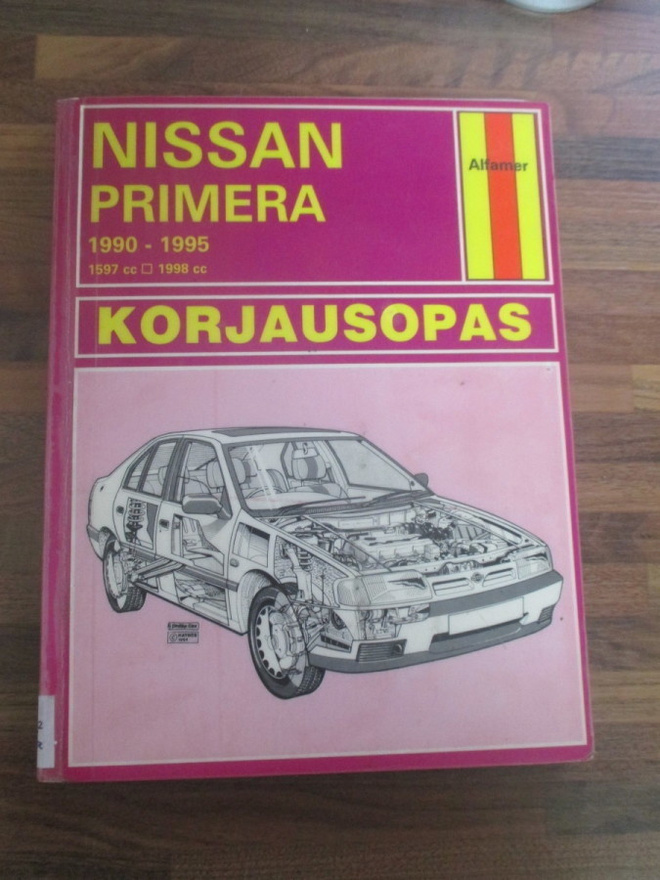 NISSAN PRIMERA 1990-1995 KORJAUSOPAS