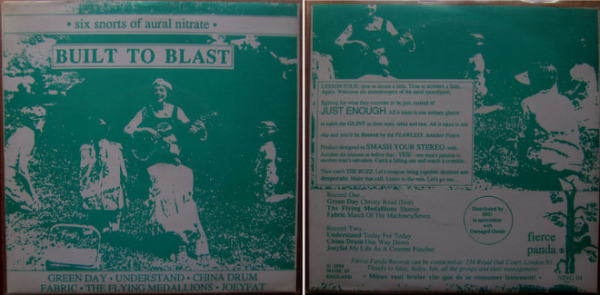 BUILT TO BLAST - 2 x 7" - sg [Green Day, China Drum jne..]