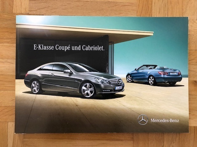 Esite Mercedes E-sarjan Coupe ja Cabriolet C207 / A207 2011