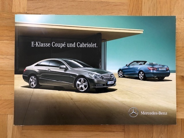 Esite Mercedes E-sarjan Coupe ja Cabriolet C207 / A207 2011