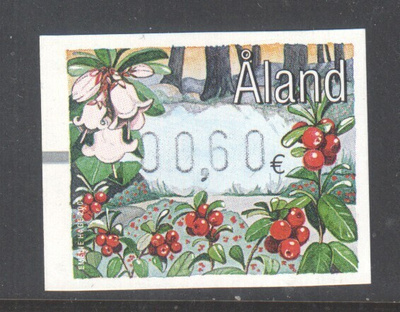 Åland 2004 0,6€ Puolukka framalipuke postituoreena.