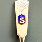 Suojeluskuntalusikka v. 1930, 813 hopeaa. 25,6 cm, 93 gramma - pikkukuva 3