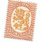 Suomi, 1927 PT 25 mk, Lape 136 B W4 ** - pikkukuva 1
