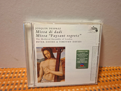 Josquin Desprez:Missa Di Dadi-Peter Davies&Timothy Davies CD
