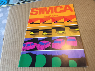 SIMCA 1000 ESITE 60-LUKU HYVÄ