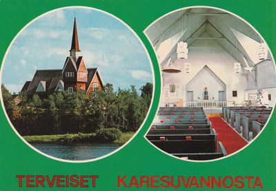 KIRKKOKORTTI - KARESUVANNON KIRKKO - 2