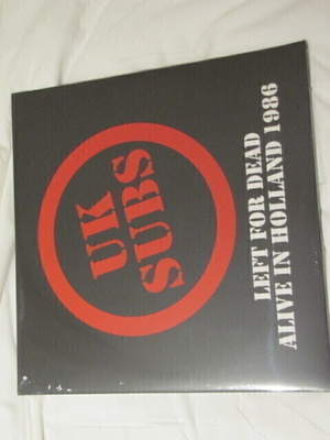 UK Subs Left for dead alive in Holland 1986 2x lp muoveissa