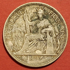 Ranska Indo-Chine, Piastre de Commerce 1896 Ag 26,77 g (KD6) - pikkukuva 1