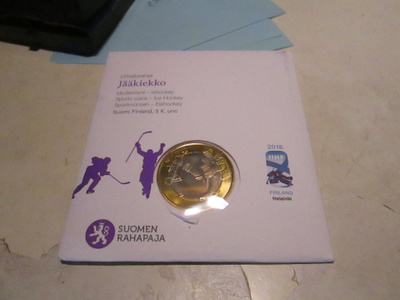 2016 Jääkiekko  5 Euro UNC Urheilu