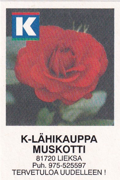 Lieksa, K - Lähikauppa Muskotti  , 2/13