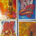 CCCP: neljä propagandapostikorttia - Eläköön Lokakuu! - pikkukuva 1