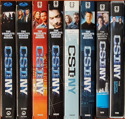 CSI NY kaudet 1-8 DVD boxi setti