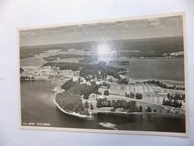 VANHA Postikortti Kivijärvi 1930-l Karhumäki