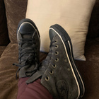 Converse unisex tummanharmaat nahkatennarit koko 36,5 - pikkukuva 2