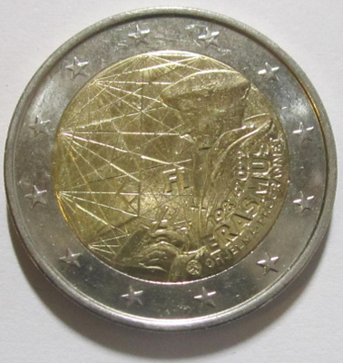 Suomi 2 € 2022 -  Erasmus-Ohjelma (Circ)