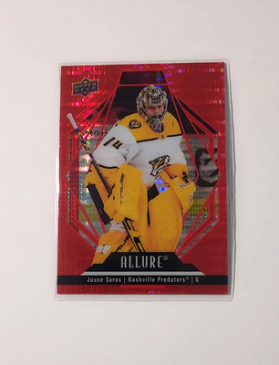 2022-23 Allure Red Rainbow #11 Juuse Saros