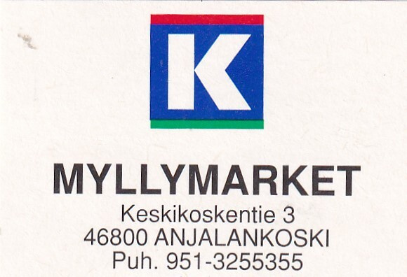 Anjalankoski, Myllymarket  . Kesko Oy  .s42