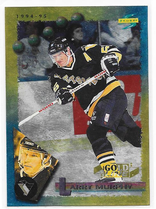 1994-95 Score GOLD Line  #5 Larry Murphy Pittsburgh Penguins