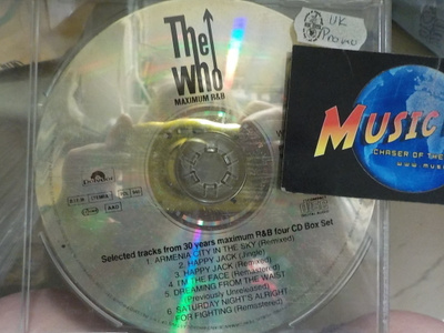 THE WHO MAXIMUM R&B UK PROMO CDS
