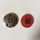 Metallipohjanen NAPPI kevyt muovi nappi Ø 20mm, 4kpl. - pikkukuva 2