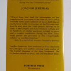 Joachim Jeremias : Jerusalem in the time of Jesus : an in... - pikkukuva 2