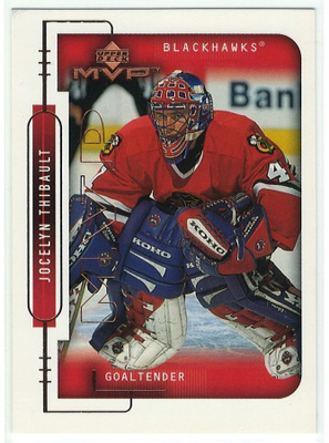 99-00 Upper Deck MVP #47 Jocelyn Thibault