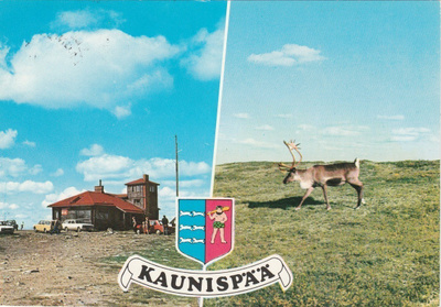 Postikortti, KAUNISPÄÄ, Lappi, erikoisleima