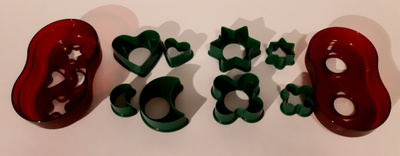 Tupperware Piparkakkumuotit setti 3