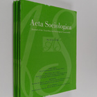 Acta Sosiologica - vol. 41 No. 1-4/1998 : journal of the ... - pikkukuva 1