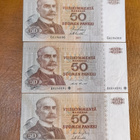 3kpl 50 markkaa v. 1977, kaksi korvaavaa - pikkukuva 1