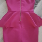 River Island taffy pink Peplum Mekko / Juhlamekko - koko 36 - pikkukuva 3
