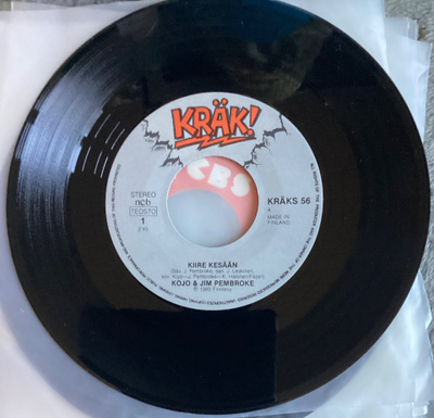 7" single Kojo & Jim Pembroke   Kiire kesään