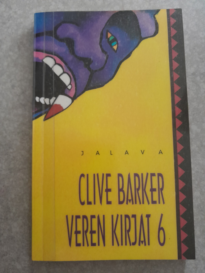 Veren kirjat 6,clive barker,jalava