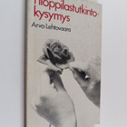 Arvo Lehtovaara : Ylioppilastutkintokysymys - pikkukuva 1