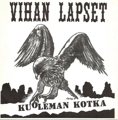 VIHAN LAPSET: Kuoleman Kotka / Tähdenlento  7" kannet