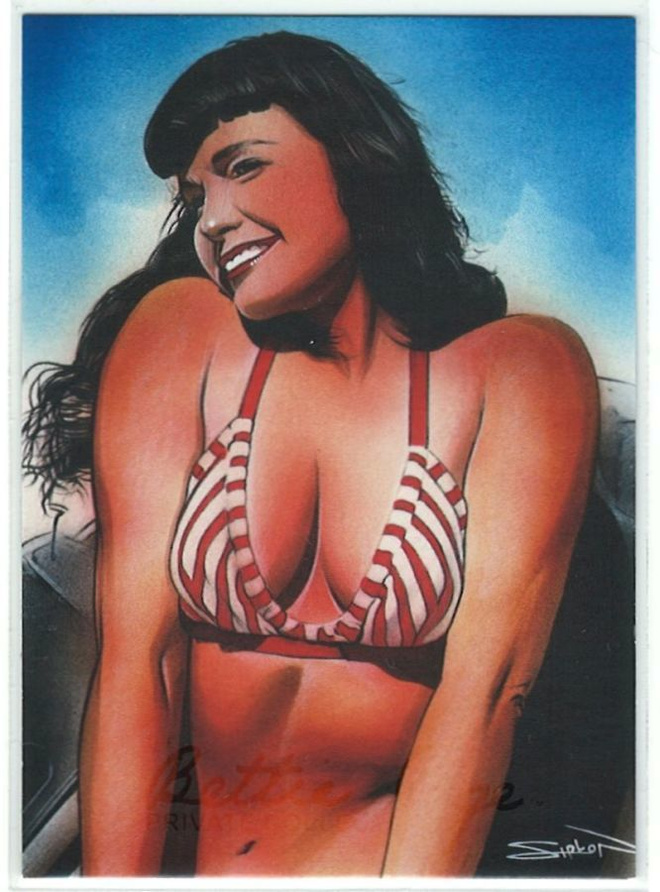 Versicolor 2012 Bettie Page Private Collection Promo BP21-UK